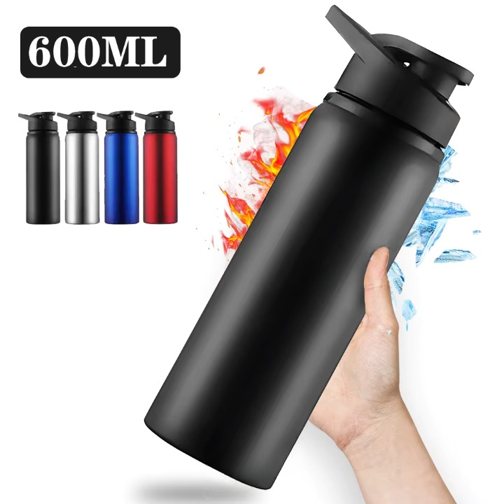 Portable Stainless Steel Sports Bottle – Durable & Leak-Proof for Cycling, Travel & Outdoors