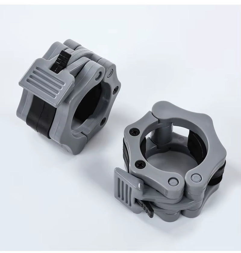 Quick-Lock Barbell Clamps – Secure Dumbbell & Barbell Collars for Weightlifting & Home Gym Training