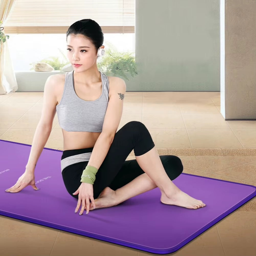 Thick Non-Slip Yoga Mat – Perfect for Pilates, Gym & Home Workouts