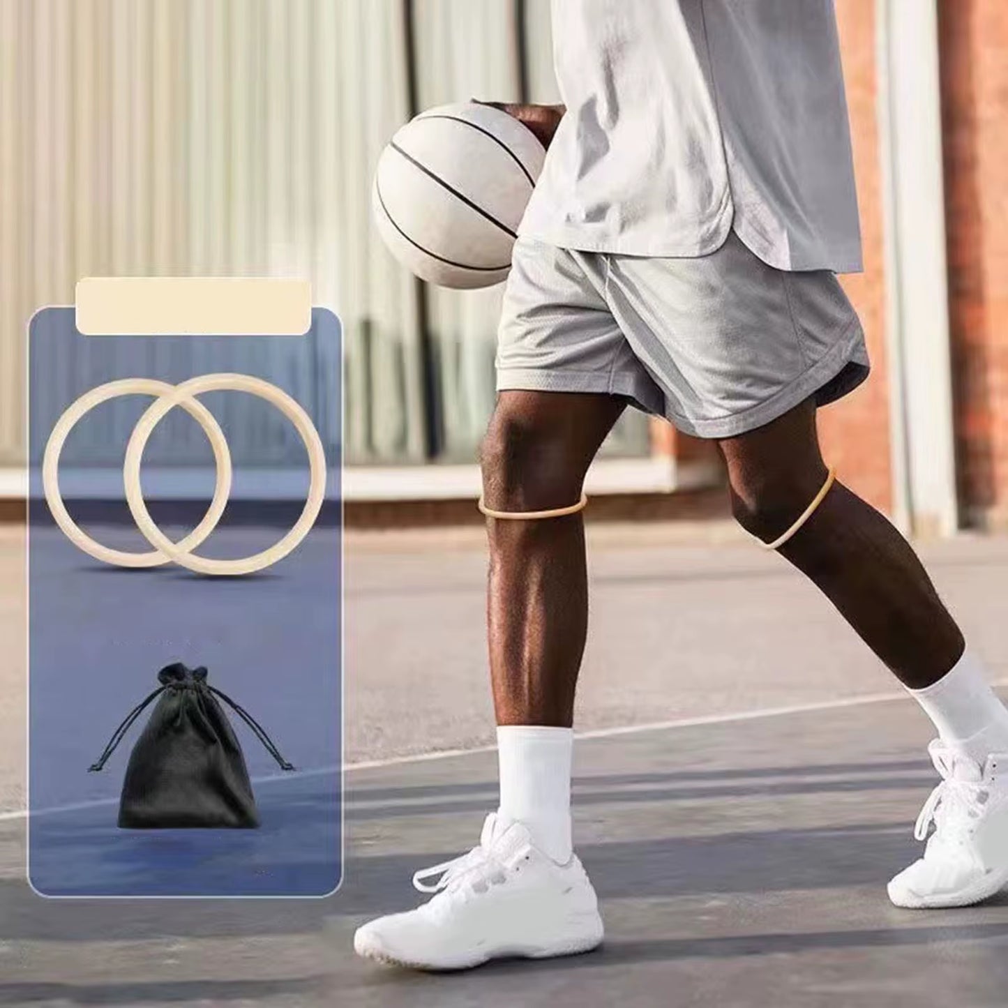 2-Pack Patella Knee Straps – Adjustable Support for Running, Sports & Pain Relief