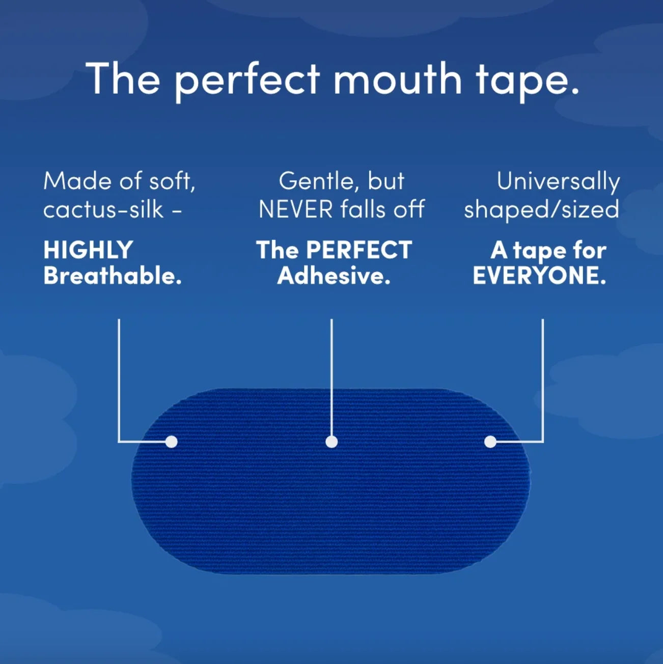 Sleep Easy Mouth Tape - Anti-Snoring Strips for Better Breathing & Rest (30/60 Pcs)