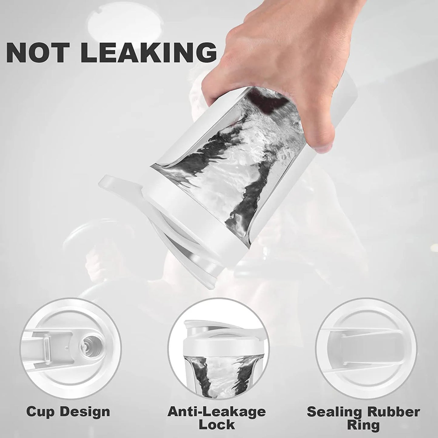 450ML Portable Protein Shaker Bottle – Leak-Proof, Travel-Friendly Mixer for Smooth Shakes & Supplements