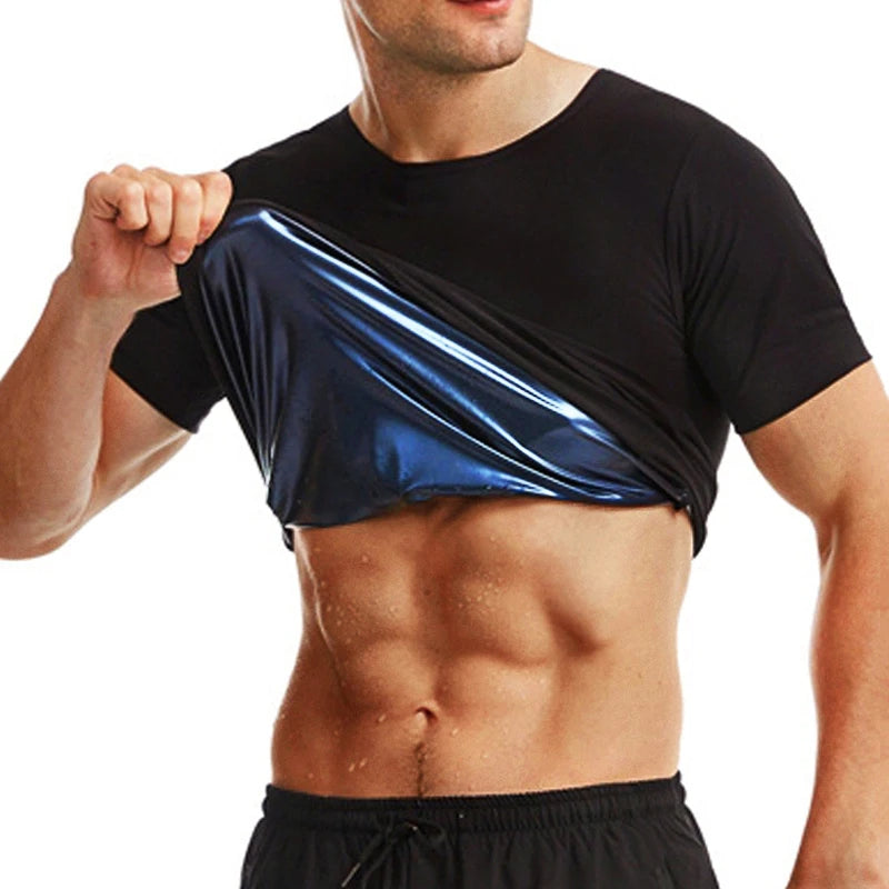 Men's Sauna Sweat Shirt – Slimming Body Shaper for Gym & Fitness