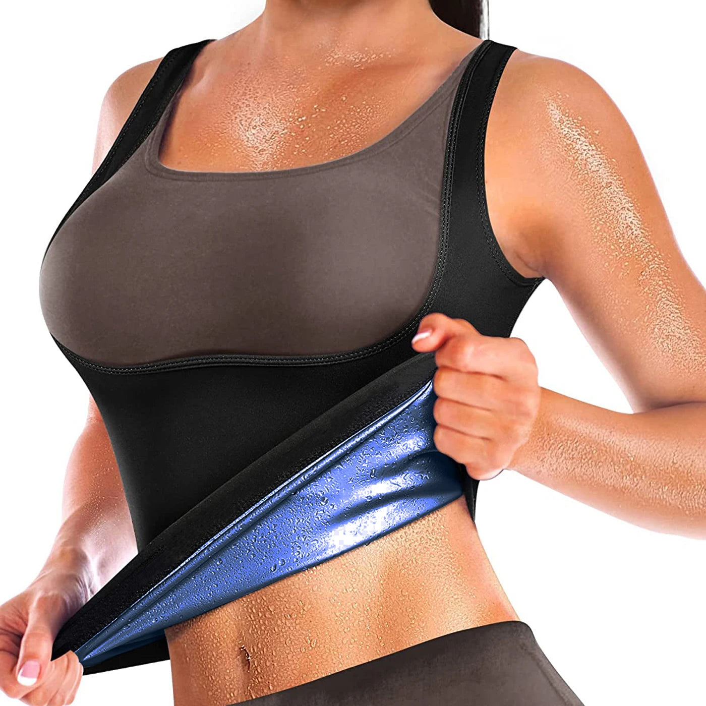 Women's Sauna Sweat Vest – Shapewear Sweat Suit for Maximum Shaping & Sweat