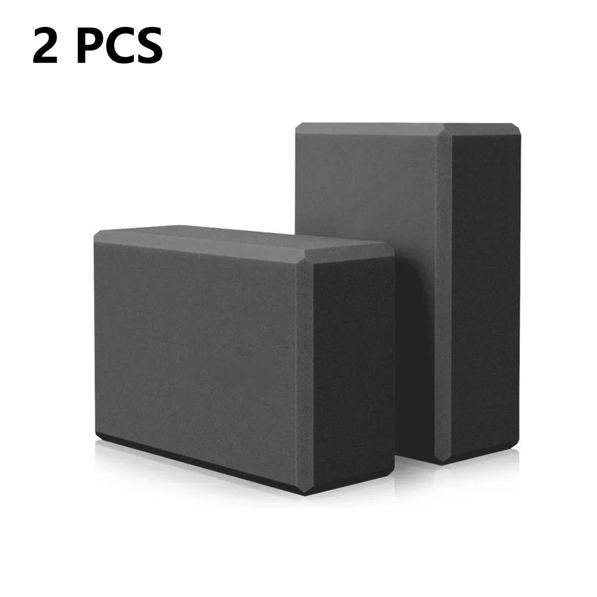 2PCS Foam Yoga Blocks – Perfect for Stretching, Pilates & Fitness Training