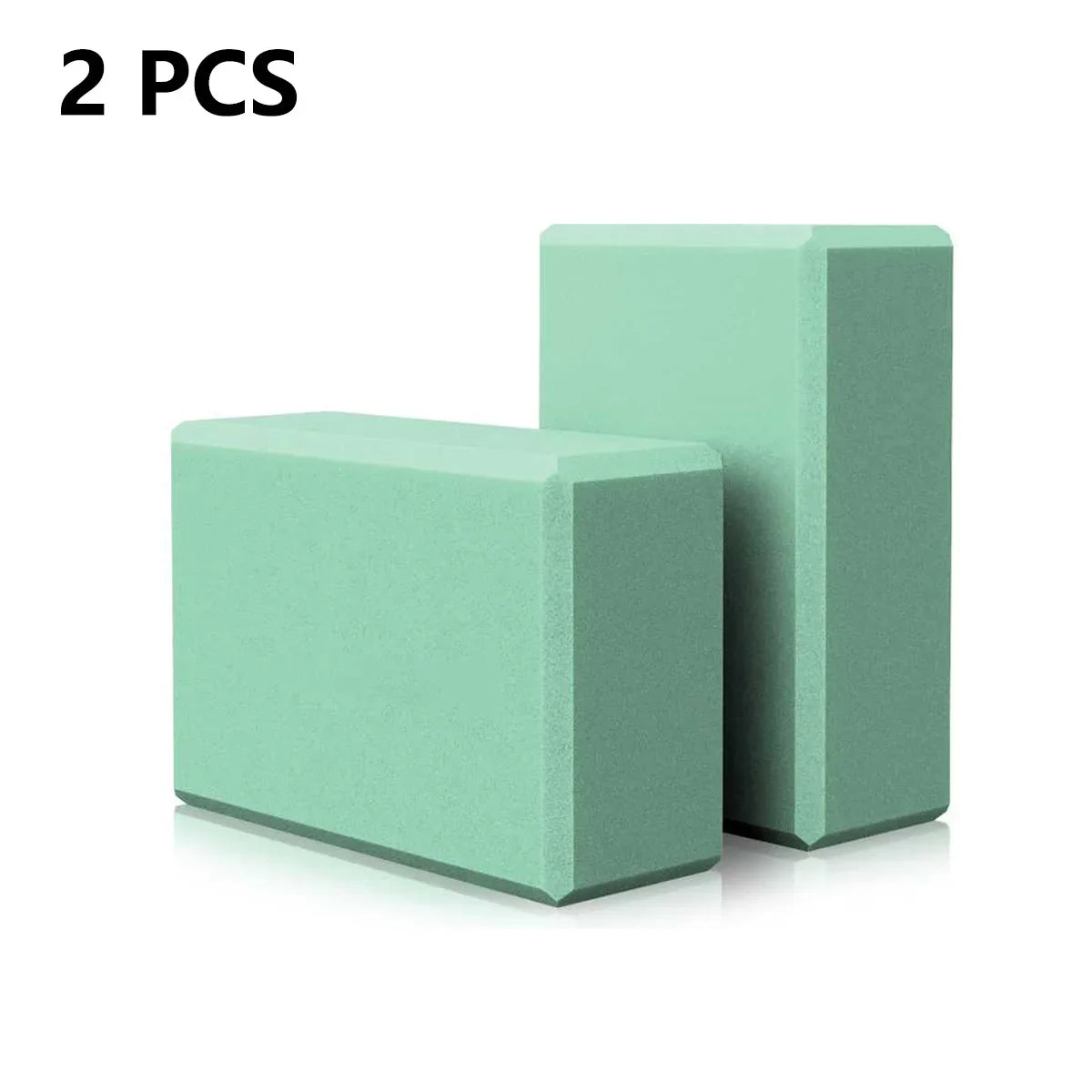 2PCS Foam Yoga Blocks – Perfect for Stretching, Pilates & Fitness Training