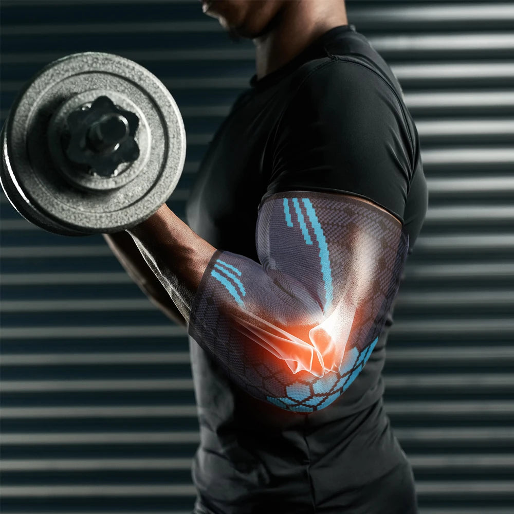 2-Piece Adjustable Elbow Support for Sports & Pain Relief