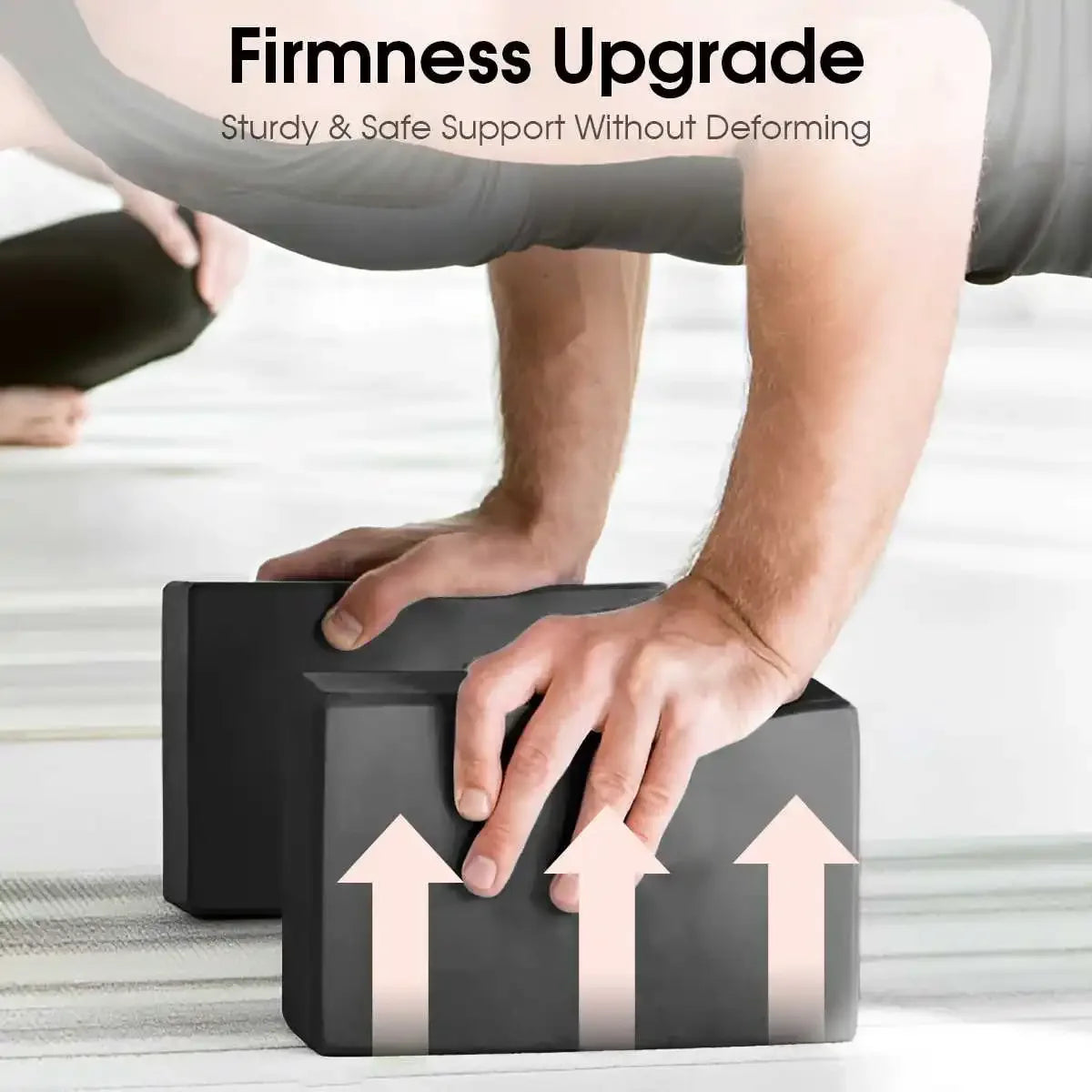 2PCS Foam Yoga Blocks – Perfect for Stretching, Pilates & Fitness Training