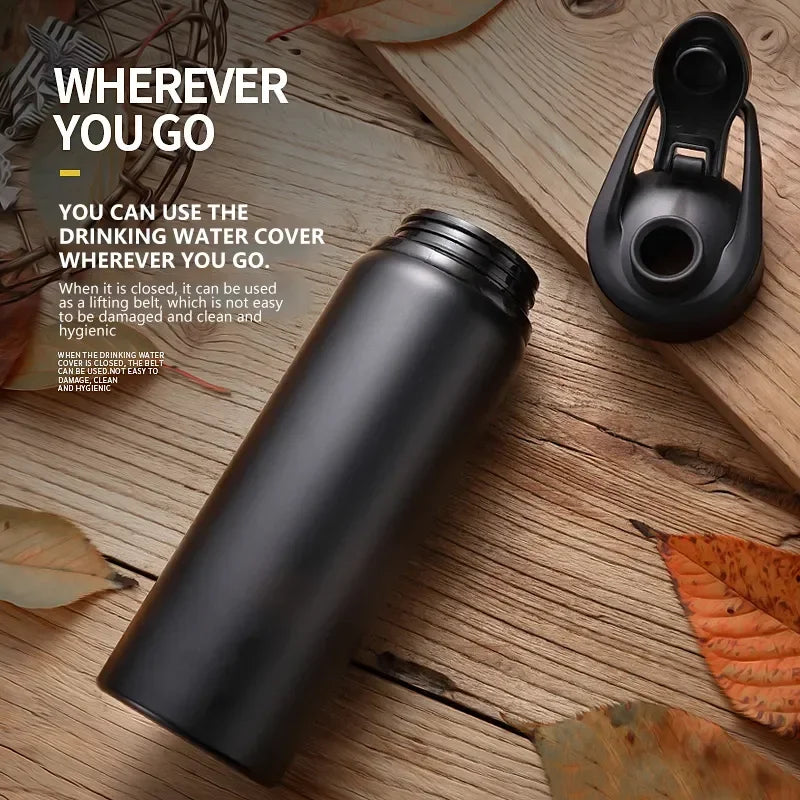 Portable Stainless Steel Sports Bottle – Durable & Leak-Proof for Cycling, Travel & Outdoors
