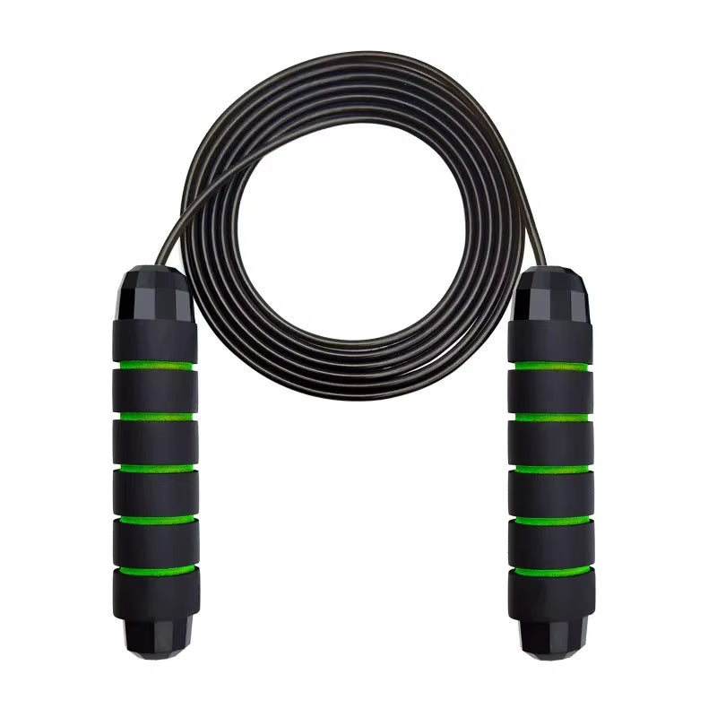Tangle-Free Speed Jump Rope with Ball Bearings – Adjustable & Foam Handles for Home Fitness & Weight Loss