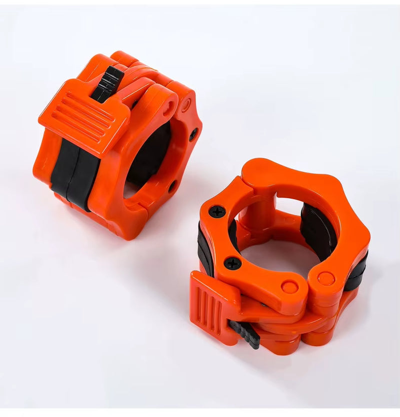 Quick-Lock Barbell Clamps – Secure Dumbbell & Barbell Collars for Weightlifting & Home Gym Training