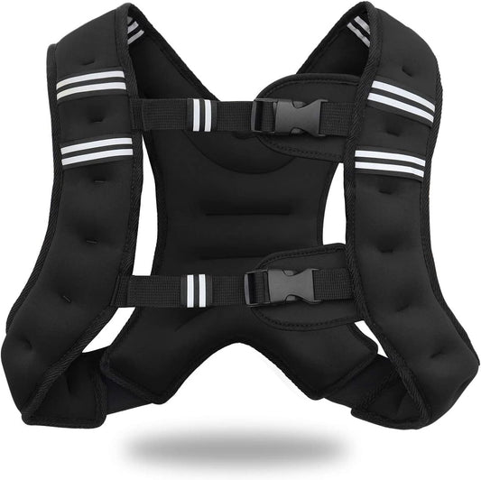 Weighted Vest – 11lb & 18lb | Adjustable, Breathable for Strength Training & Cardio