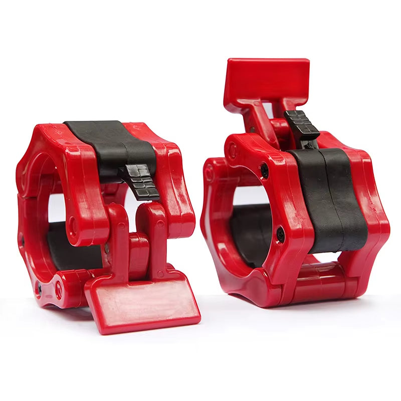 Quick-Lock Barbell Clamps – Secure Dumbbell & Barbell Collars for Weightlifting & Home Gym Training